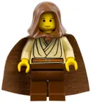 Minifigurka: SW0024:  Obi-Wan Kenobi (Young with Hood and Cape)
