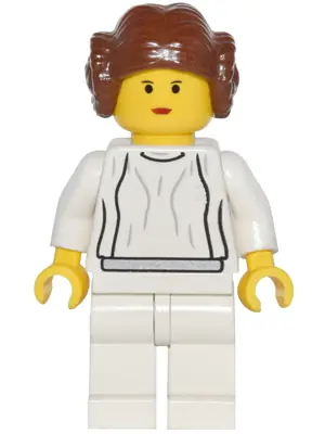 SW0026:  Princess Leia - White Dress, Simple Belt, Yellow Head and Hands