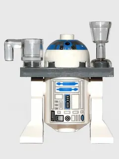 SW0028A:  Astromech Droid, R2-D2 - Dark Bluish Gray Serving Tray