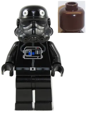 SW0035:  Imperial TIE Fighter Pilot - Brown Head