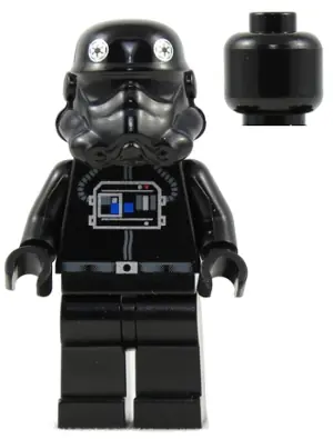 SW0035B:  Imperial TIE Fighter / Interceptor Pilot - Black Head