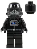 Minifigurka: SW0035B:  Imperial TIE Fighter / Interceptor Pilot - Black Head