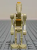 Minifigurka: SW0048:  Battle Droid Commander - Tan with Line, Angled Arms