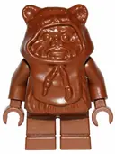 Minifigurka: SW0050:  Wicket (Ewok) - Brown Head and Hood