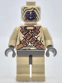 Minifigurka: SW0052:  Tusken Raider - Tan Head, Plain Legs