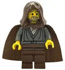 Minifigurka: SW0057:  Jedi Knight (Jedi Bob) - Dark Gray Tunic, Brown Hood and Cape