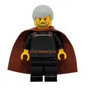 Minifigurka: SW0060:  Count Dooku - Light Gray Smooth Hair, Brown Cape