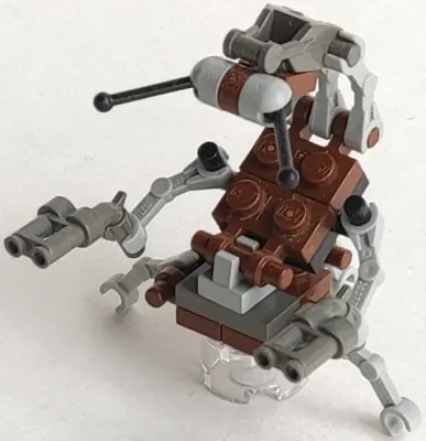 SW0063:  Droideka (Destroyer Droid) - Brown, Light Gray, and Dark Gray
