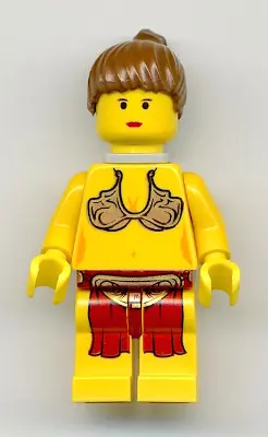 SW0070:  Princess Leia - Jabba Slave Outfit, Yellow Skin, Neck Bracket