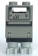 Minifigurka: SW0073:  Gonk Droid (GNK Power Droid), Light and Dark Gray