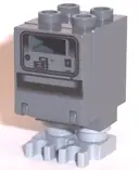 Minifigurka: SW0073A:  Gonk Droid (GNK Power Droid), Dark Bluish Gray Body and Light Bluish Gray Legs