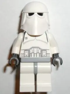 SW0080:  Snowtrooper, Light Bluish Gray Hips, Black Hands (Falcon blue box)