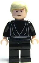 Minifigurka: SW0083:  Luke Skywalker -  Light Nougat, Black Tunic