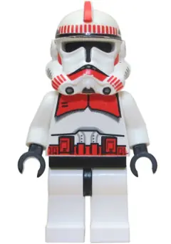 SW0091:  Clone Shock Trooper, Coruscant Guard (Phase 2) - Black Head
