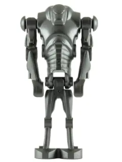 SW0092:  Super Battle Droid - Pearl Dark Gray, Wide Head