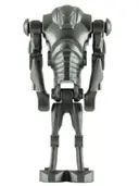 Minifigurka: SW0092:  Super Battle Droid - Pearl Dark Gray, Wide Head