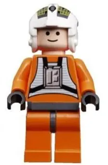 SW0094:  Rebel Pilot Y-wing (Jon 'Dutch' Vander, Gold Leader) - Light Nougat Head