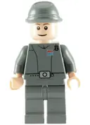 Minifigurka: SW0114:  Imperial Officer (Captain / Commandant / Commander) - Cavalry Kepi, Smile and Brown Eyebrows