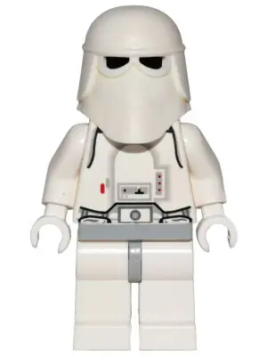 SW0115:  Snowtrooper, Light Bluish Gray Hips, White Hands (Hoth Stormtrooper)