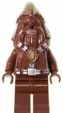 Minifigurka: SW0132:  Wookiee Warrior - Reddish Brown, Plain Legs