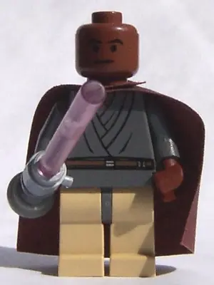 SW0133:  Mace Windu - Trans-Light Purple Light-Up Lightsaber
