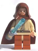 Minifigurka: SW0137:  Obi-Wan Kenobi - Trans-Light Blue Light-Up Lightsaber