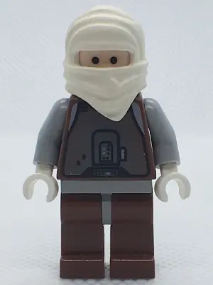 SW0149:  Dengar - Reddish Brown Torso, White Ninja Wrap
