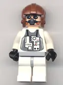 Minifigurka: SW0153:  Ten Numb - White Pilot Suit, Light Nougat Head, Aviator Helmet