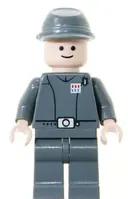 Minifigurka: SW0154:  Imperial Officer (Captain / Commandant / Commander) - Cavalry Kepi, Standard Grin
