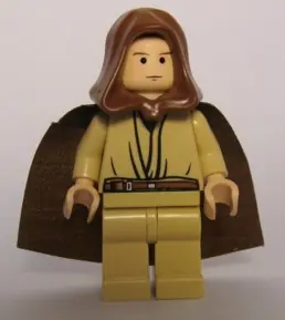 SW0173:  Obi-Wan Kenobi - Young, Light Nougat, Brown Hood and Cape, Tan Legs