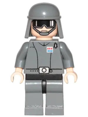 SW0178:  General Maximillian Veers - Officer Uniform, Dark Bluish Gray Helmet