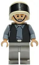 Minifigurka: SW0187:  Rebel Fleet Trooper / Rebel Scout Trooper - Plain Vest, Frown