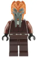 Minifigurka: SW0198:  Plo Koon - Dark Brown Robe, Tan Shirt, Plain Legs
