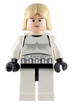 SW0204:  Luke Skywalker - Stormtrooper Outfit, Plain Legs