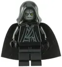 Minifigurka: SW0210:  Emperor Palpatine - Light Bluish Gray Head, Black Hands