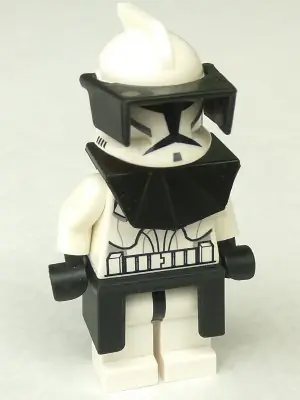SW0223:  Clone Trooper (Phase 1) - Black Visor, Pauldron, and Kama, Large Eyes