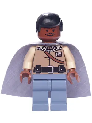 SW0251:  Lando Calrissian - General Insignia (Sand Blue Legs)