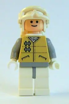 SW0252:  Hoth Rebel - Light Nougat Head, White Visor Snow Goggles