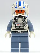 Minifigurka: SW0265:  Clone Trooper Pilot Captain Jag (Phase 2) - Sand Blue Arms and Legs