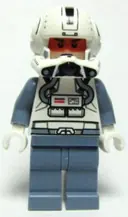 Minifigurka: SW0266:  Clone Trooper Pilot (Phase 2) - Sand Blue Arms and Legs, Frown