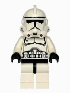 SW0272:  Clone Trooper (Phase 2) - Black Head, Dotted Mouth