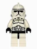 Minifigurka: SW0272:  Clone Trooper (Phase 2) - Black Head, Dotted Mouth
