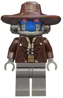 Minifigurka: SW0285:  Cad Bane - Blue Head, Dark Bluish Gray Legs