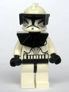 SW0286:  Clone Trooper (Phase 1) - Black Visor and Pauldron, Large Eyes