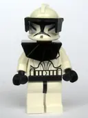 Minifigurka: SW0286:  Clone Trooper (Phase 1) - Black Visor and Pauldron, Large Eyes