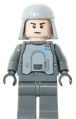 SW0289:  General Maximillian Veers - Chest Armor, Light Bluish Gray Helmet