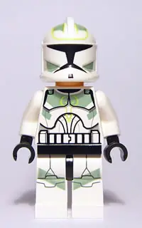 SW0298:  Clone Trooper, Horn Company (Phase 1) - Sand Green and Lime Markings, Large Eyes