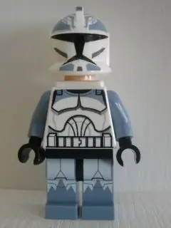 SW0331:  Clone Trooper, 104th Battalion 'Wolfpack' (Phase 1) - Sand Blue Markings, White Jet Pack, Large Eyes