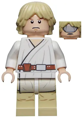 SW0335:  Luke Skywalker (Tatooine, Gray Visor on Reverse of Head)