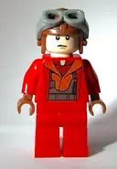 Minifigurka: SW0340:  Naboo Fighter Pilot - Red Jumpsuit
